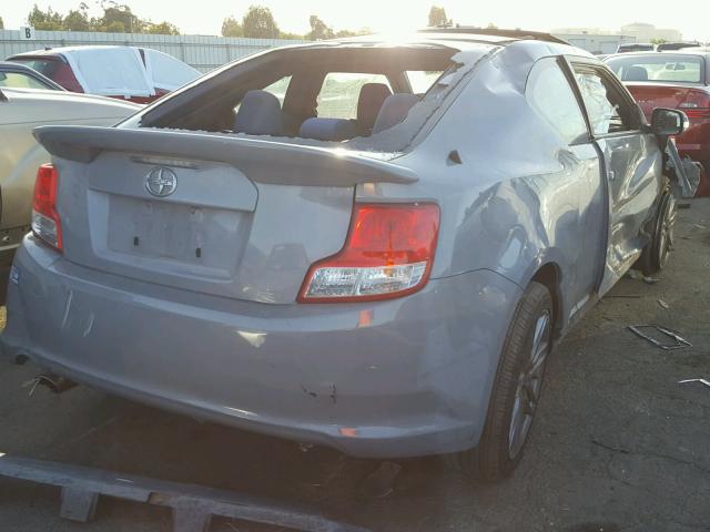 JTKJF5C77C3042900 - 2012 TOYOTA SCION TC 灰色 照片 4