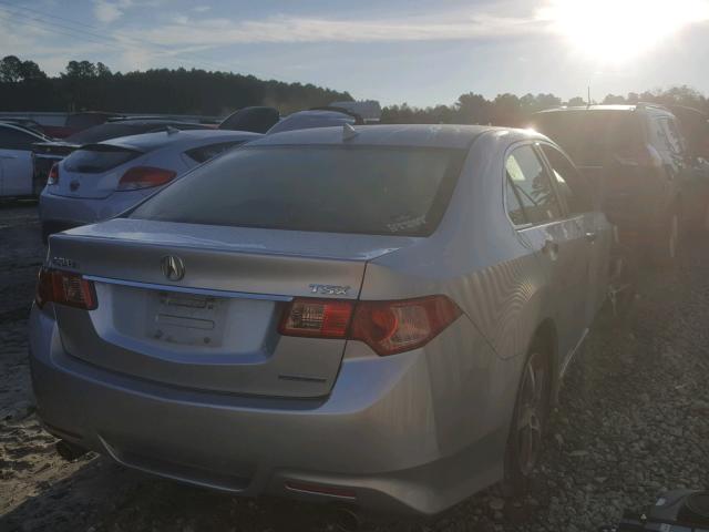 JH4CU2F85EC000378 - 2014 ACURA TSX SE SILVER photo 4