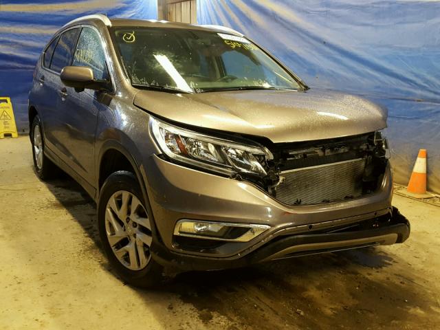 2HKRM4H79FH674342 - 2015 HONDA CR-V EXL BROWN photo 1