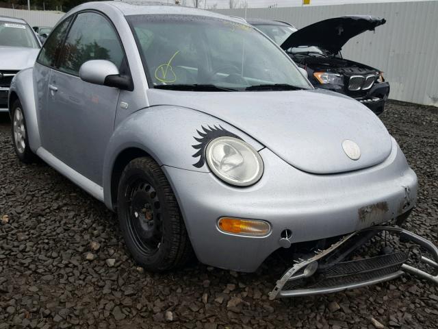 3VWCK21C22M460902 - 2002 VOLKSWAGEN NEW BEETLE SILVER photo 1