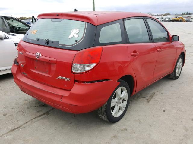 2T1KR32E84C292761 - 2004 TOYOTA COROLLA MA RED photo 4