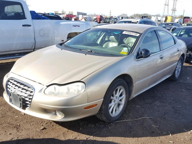 2C3HC56G61H620249 - 2001 CHRYSLER LHS TAN photo 2