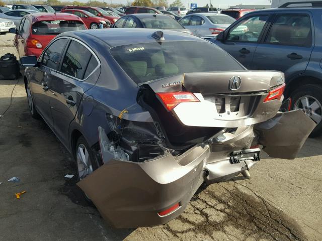 19VDE1F7XEE011866 - 2014 ACURA ILX 20 TEC GRAY photo 3