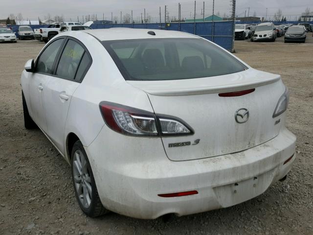 JM1BL1W58B1480052 - 2011 MAZDA 3 S WHITE photo 3