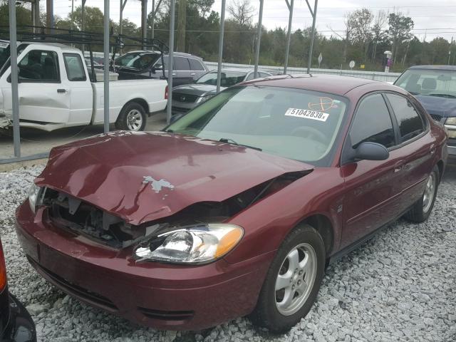 1FAFP55S94G156280 - 2004 FORD TAURUS SES MAROON photo 2