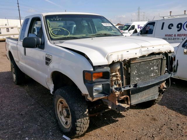 1FTSX31R88ED46086 - 2008 FORD F350 SRW S WHITE photo 1