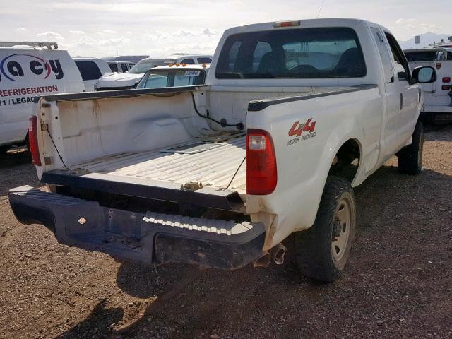 1FTSX31R88ED46086 - 2008 FORD F350 SRW S WHITE photo 4