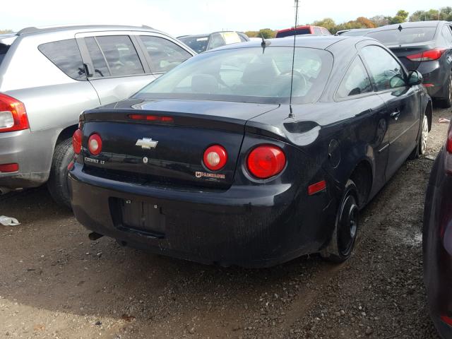 1G1AT18H197237654 - 2009 CHEVROLET COBALT LT BLACK photo 4