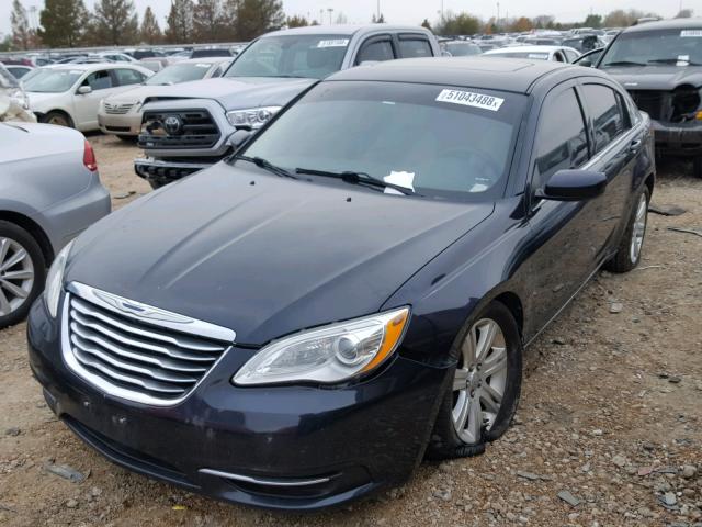 1C3CCBBG9CN299221 - 2012 CHRYSLER 200 TOURIN BLUE photo 2