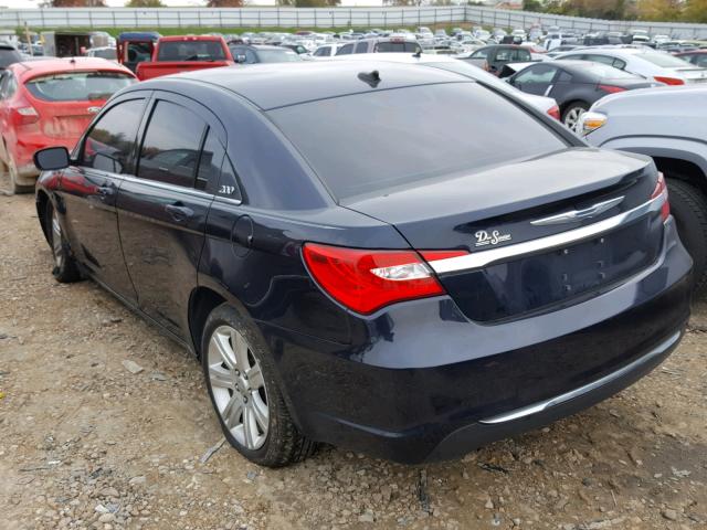 1C3CCBBG9CN299221 - 2012 CHRYSLER 200 TOURIN BLUE photo 3