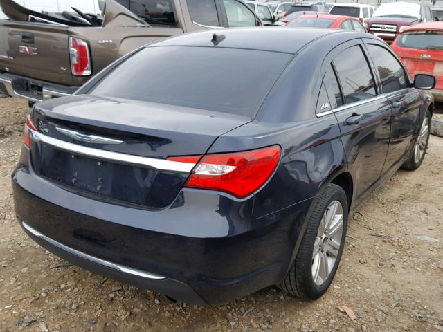 1C3CCBBG9CN299221 - 2012 CHRYSLER 200 TOURIN BLUE photo 4