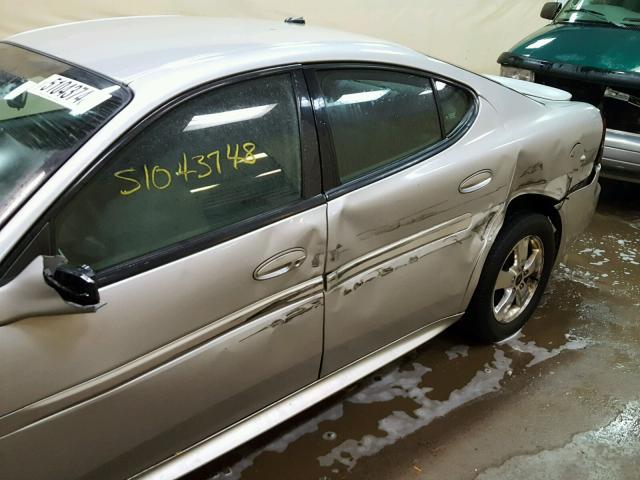 2G2WP552661253693 - 2006 PONTIAC GRAND PRIX ვერცხლისფერი ფოტო 9