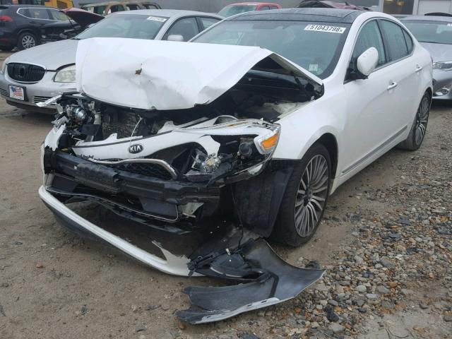 KNALN4D7XE5136897 - 2014 KIA CADENZA PR WHITE photo 2