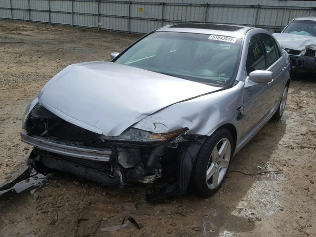 19UUA662X5A006577 - 2005 ACURA TL SILVER photo 2