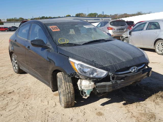 KMHCT4AE1HU353904 - 2017 HYUNDAI ACCENT SE BLACK photo 1