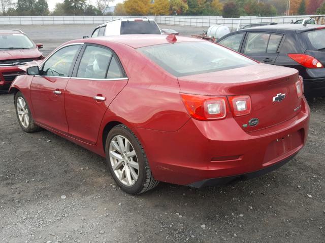 1G11H5SL0EF262261 - 2014 CHEVROLET MALIBU LTZ RED photo 3