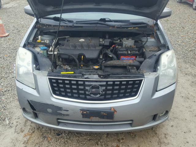 3N1AB61E89L613823 - 2009 NISSAN SENTRA 2.0 GRAY photo 7