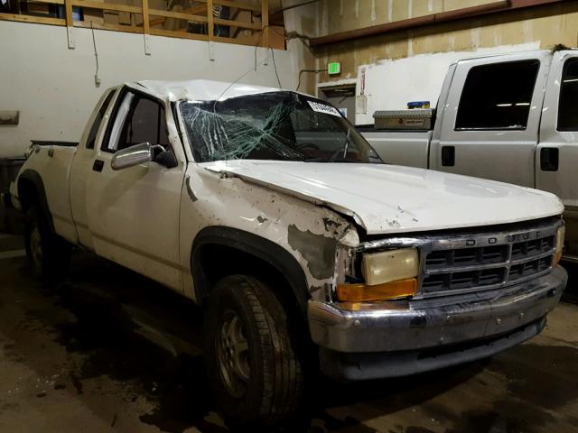 1B7GG23X1RS678823 - 1994 DODGE DAKOTA WHITE photo 1