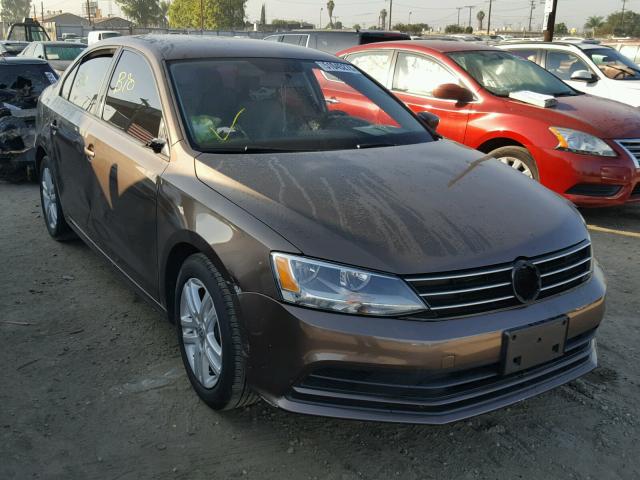 3VW2K7AJ8FM214398 - 2015 VOLKSWAGEN JETTA BASE Շագանակագույն լուսանկար 1