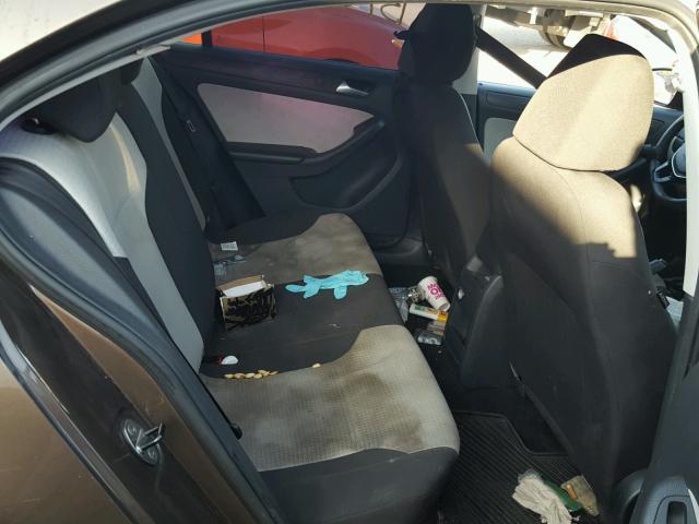 3VW2K7AJ8FM214398 - 2015 VOLKSWAGEN JETTA BASE Շագանակագույն լուսանկար 6