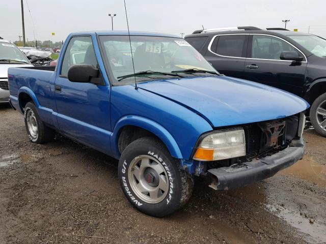 1GTCS1452YK273928 - 2000 GMC SONOMA BLUE photo 1