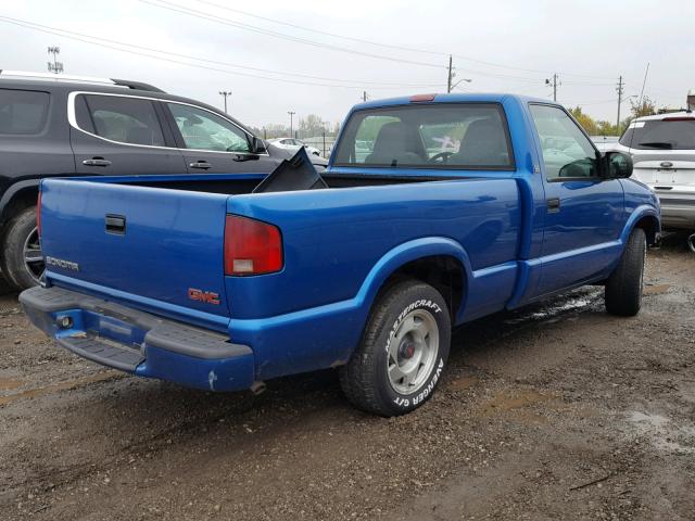 1GTCS1452YK273928 - 2000 GMC SONOMA BLUE photo 4