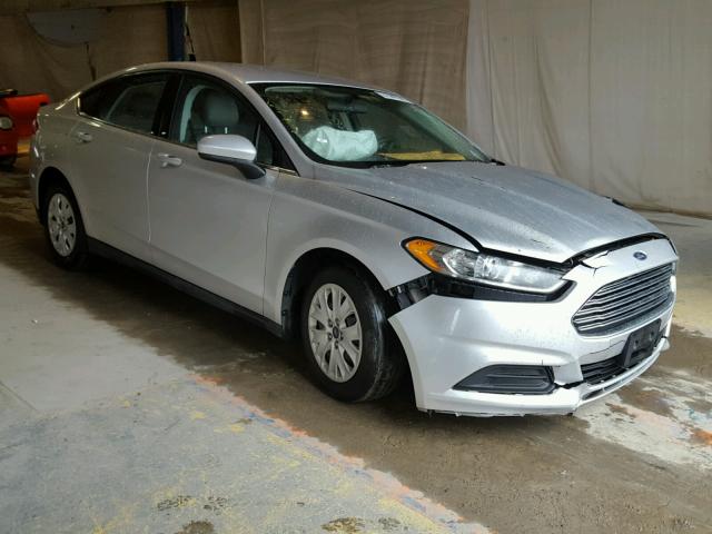 3FA6P0G75ER157819 - 2014 FORD FUSION S SILVER photo 1