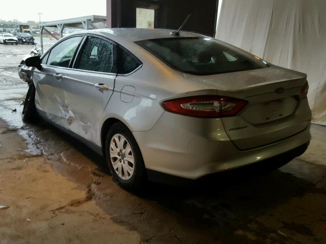 3FA6P0G75ER157819 - 2014 FORD FUSION S SILVER photo 3