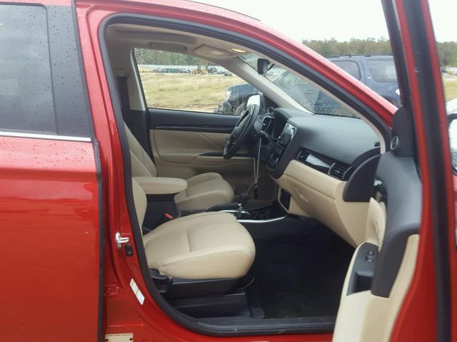 JA4AD3A34HZ009854 - 2017 MITSUBISHI OUTLANDER RED photo 5