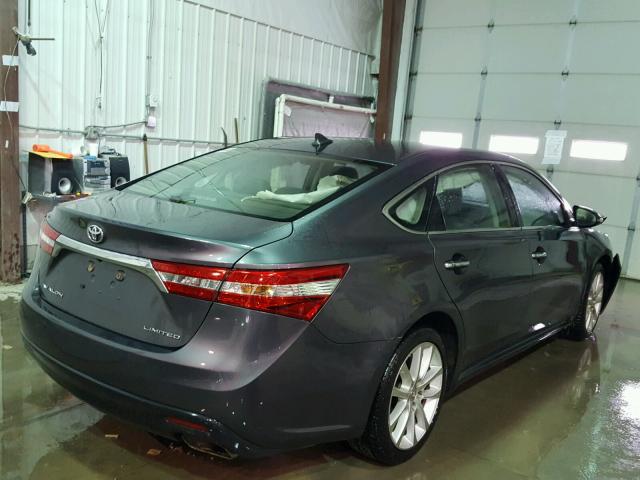 4T1BK1EB5DU044492 - 2013 TOYOTA AVALON BAS CHARCOAL photo 4
