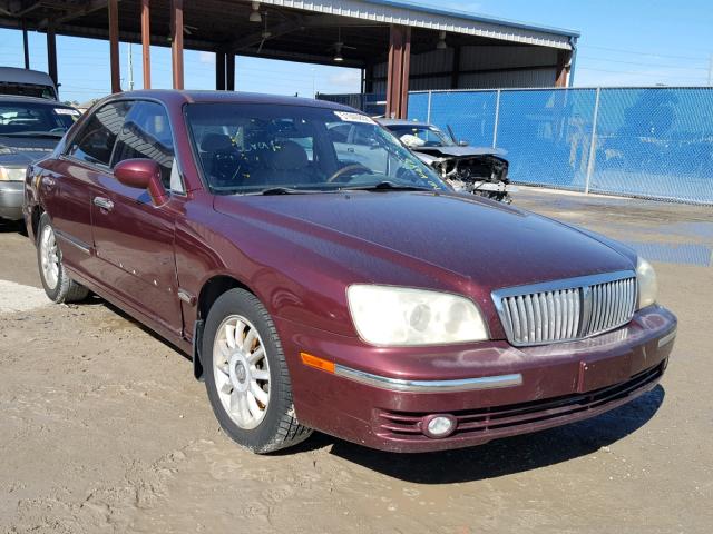 KMHFU45E94A294603 - 2004 HYUNDAI XG 350 BURGUNDY photo 1