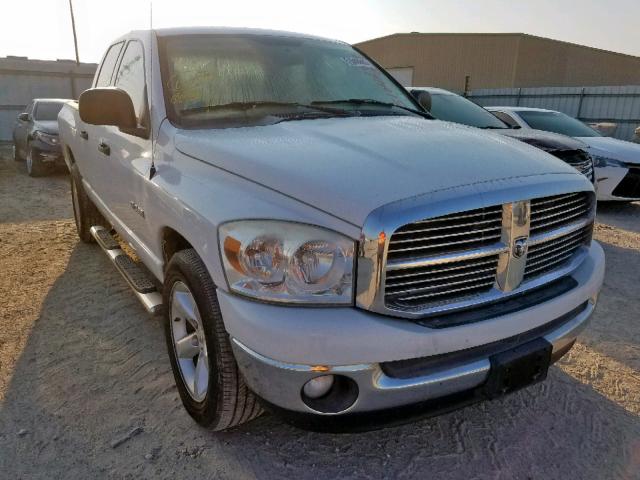 1D7HA18N58J112813 - 2008 DODGE RAM 1500 S WHITE photo 1