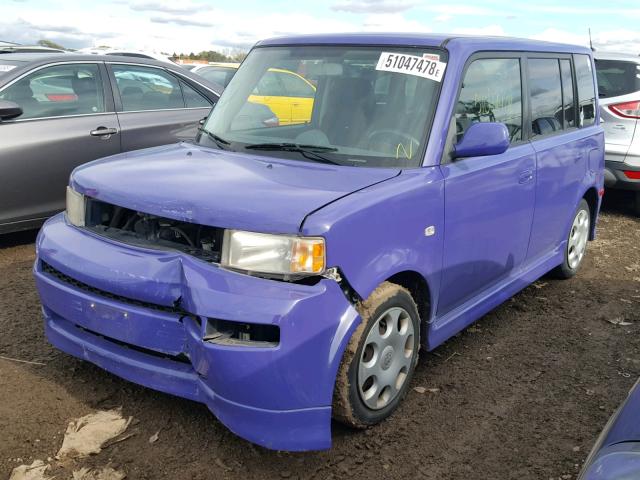 JTLKT324950201571 - 2005 TOYOTA SCION XB Bənövşəyi foto 2