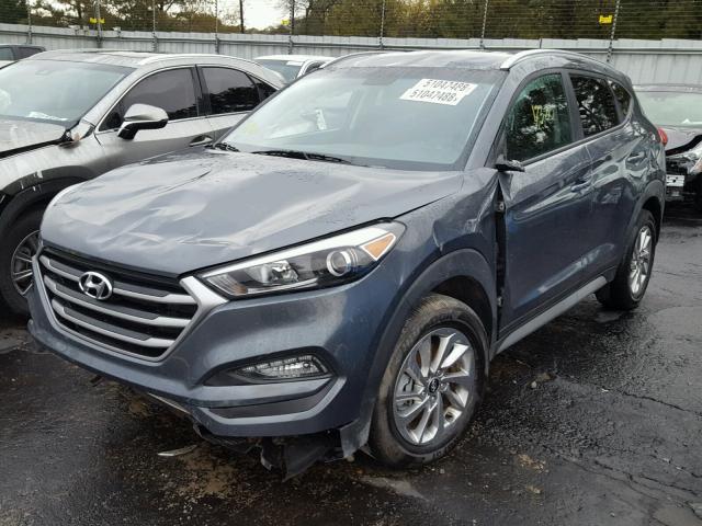 KM8J33A47HU421258 - 2017 HYUNDAI TUCSON LIM GRAY photo 2