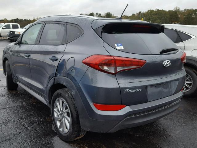 KM8J33A47HU421258 - 2017 HYUNDAI TUCSON LIM GRAY photo 3