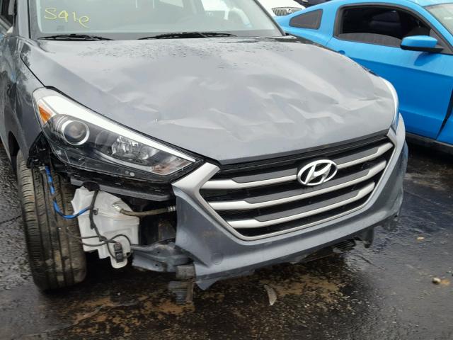 KM8J33A47HU421258 - 2017 HYUNDAI TUCSON LIM GRAY photo 9