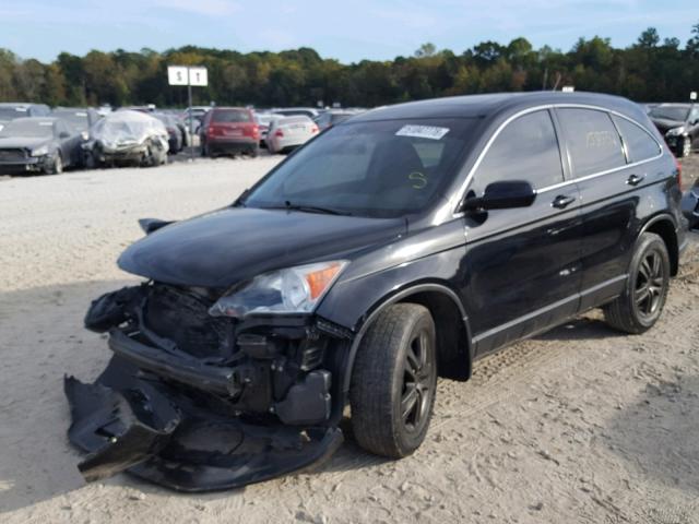 5J6RE3H70AL003535 - 2010 HONDA CR-V EXL BLACK photo 2