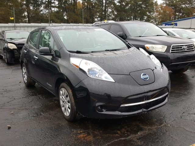 1N4AZ0CP6DC418253 - 2013 NISSAN LEAF S BLACK photo 1