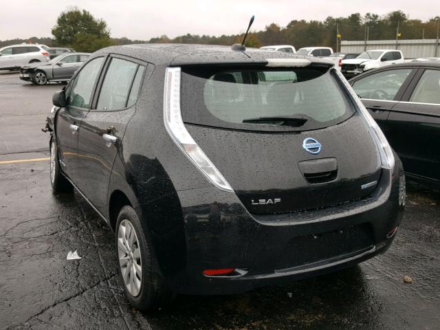 1N4AZ0CP6DC418253 - 2013 NISSAN LEAF S BLACK photo 3