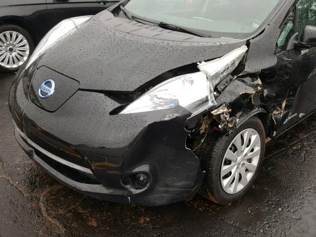 1N4AZ0CP6DC418253 - 2013 NISSAN LEAF S BLACK photo 9