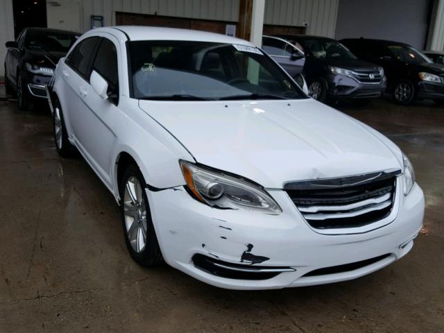 1C3CCBAB5DN660502 - 2013 CHRYSLER 200 LX WHITE photo 1