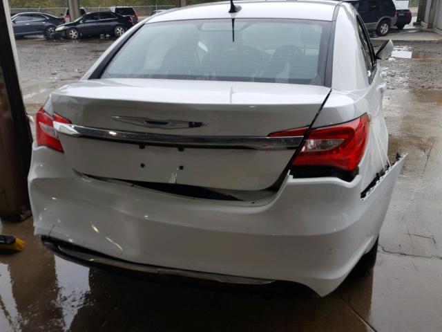 1C3CCBAB5DN660502 - 2013 CHRYSLER 200 LX WHITE photo 9