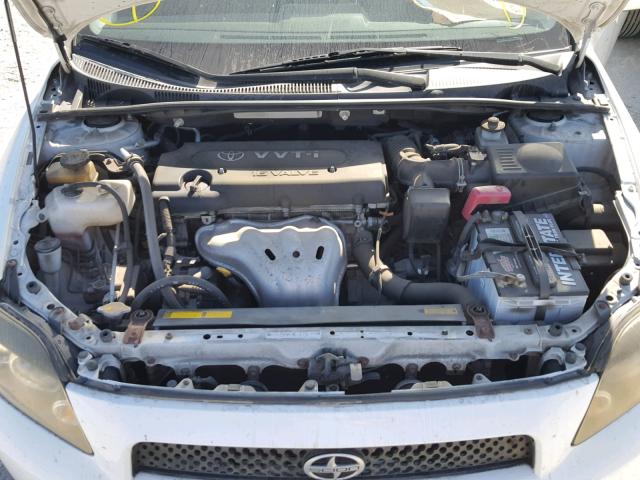 JTKDE167380258952 - 2008 TOYOTA SCION WHITE photo 7