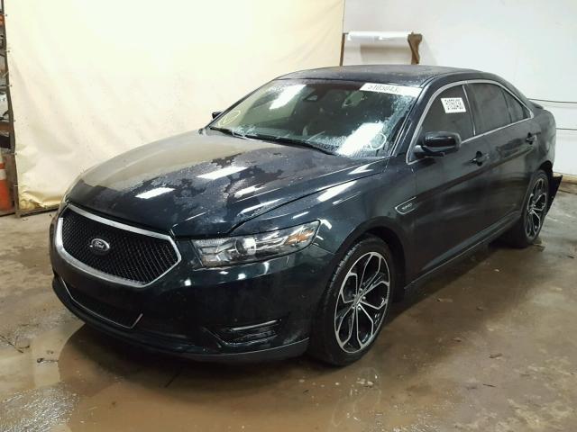 1FAHP2KT6EG144271 - 2014 FORD TAURUS SHO BLACK photo 2