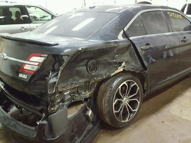 1FAHP2KT6EG144271 - 2014 FORD TAURUS SHO BLACK photo 9