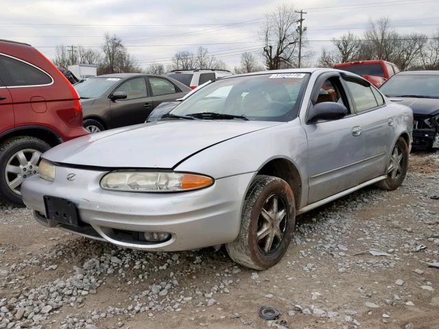 1G3NL52F13C203302 - 2003 OLDSMOBILE ALERO GL SILVER photo 2