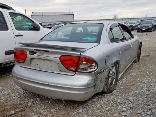 1G3NL52F13C203302 - 2003 OLDSMOBILE ALERO GL SILVER photo 4