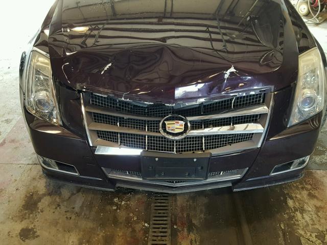 1G6DS5EV4A0102192 - 2010 CADILLAC CTS PREMIU BURGUNDY photo 9