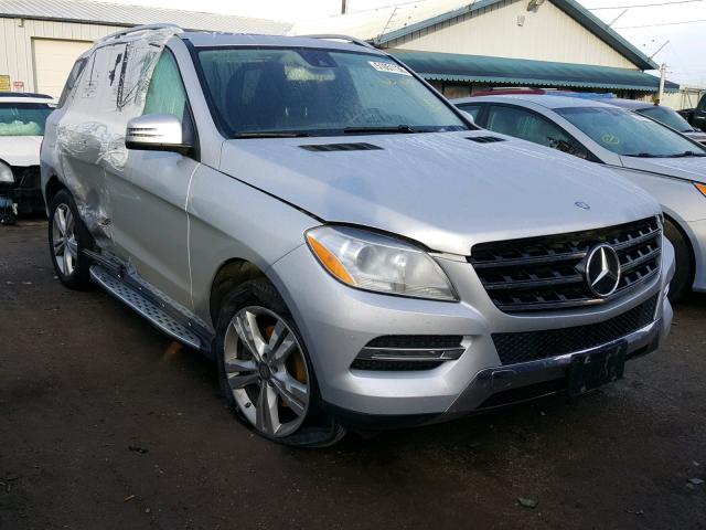 4JGDA0EB1FA471176 - 2015 MERCEDES-BENZ ML 250 BLU SILVER photo 1