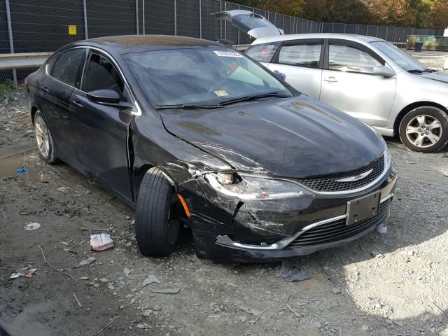 1C3CCCAB2FN701399 - 2015 CHRYSLER 200 LIMITE BLACK photo 1